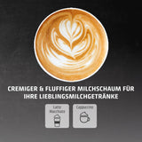 Caso Espresso Gourmet - Cafetera Espresso con Portafiltro de Acero Inoxidable, Potente Bomba Ulka de 19 Bares, con Espumador de Leche, para Café Molido o Cápsulas de Café ESE, para 2 Tazas, con Calentador de Tazas