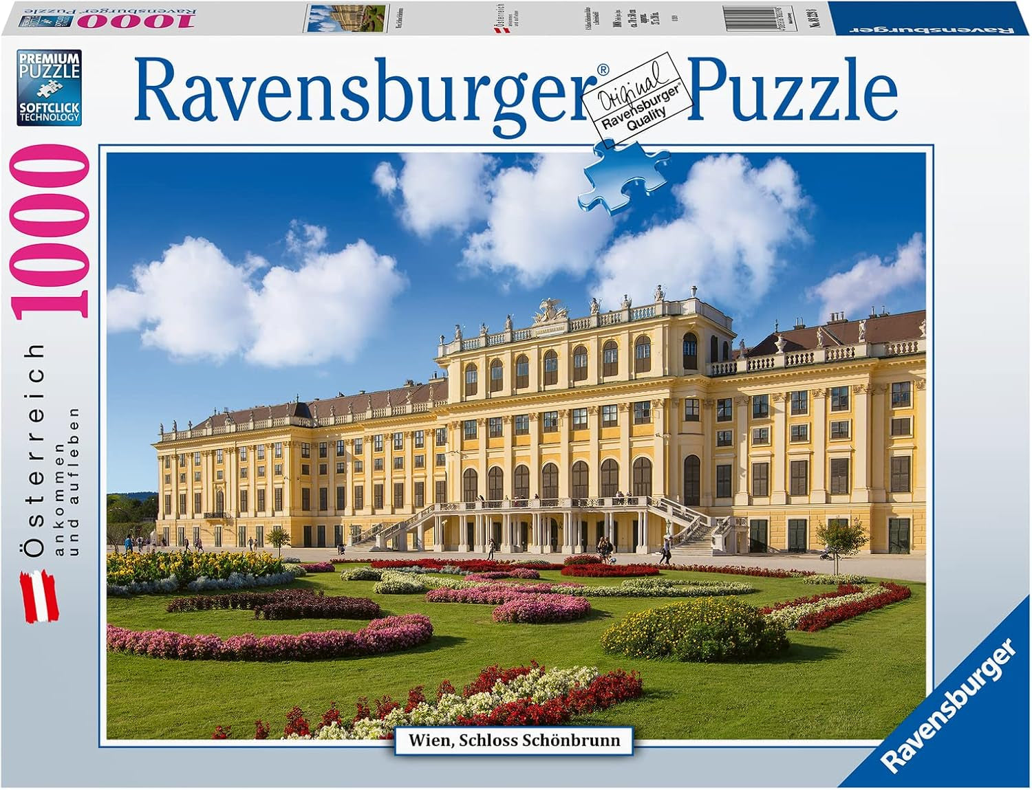 Ravensburger Puzzle 12000353 - Castillo de Schönbrunn - Puzzle de 1000 piezas para adultos y niños mayores de 14 años, Puzzle Naty Shop Old Design