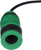 Manguera pulverizadora de jardín GARDEN MIST 20 m | Manguera de riego flexible con 20 boquillas | Riego, refrigeración en días calurosos | Para invernaderos, pérgolas, arbustos | Fácil de usar, negro