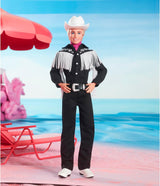 BARBIE la PELÍCULA Ken - Muñeco coleccionable con traje occidental, camisa vintage, sombrero de vaquero, botas blancas de la película para 3 años en adelante, HRF30 Muñecas Naty Shop