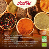 Yogi Tea - Kurkuma Chai Té ayurvédico especiado orgánico Sin cafeína Mezcla de cúrcuma, canela y jengibre Yogi Tea suelto, paquete de 8 x 90 g (720 g), regalo ideal