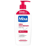 Mixa Urea Cica Loción Corporal XXL, Con urea y pantenol regenerador, Leche corporal calmante y protectora, Para pieles secas, 400 ml Ducha y baño Naty Shop