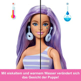 Barbie Pop Reveal Series Set con muñeca de moda y accesorios, serie Candy, diseño Donut Dreams con mascota, 8 sorpresas que incluyen cambio de color, JFY60