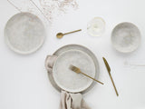 CreaTable, 23714, Serie Uno Athena, Vajilla de 12 Piezas para 4, Juego de Platos de Porcelana, Apto para Lavavajillas y Microondas, Hecho en Portugal