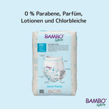 Pañales de natación para bebé Bambo Nature, talla S (7-12 kg), 12 pañales | Pañales de natación desechables de ajuste seguro | Comodidad impermeable durante el juego acuático.