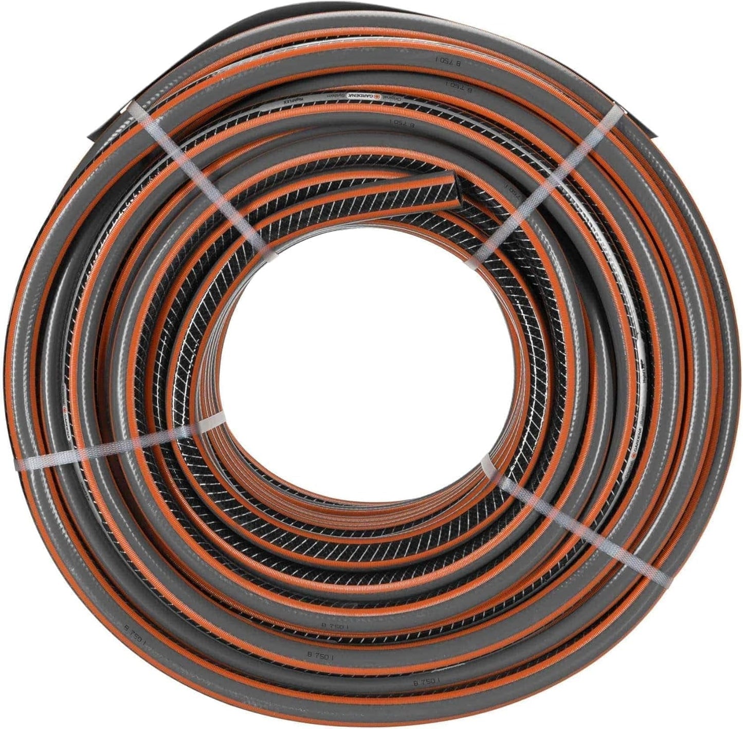 Gardena Manguera de jardín Cloruro de polivinilo (PVC), Comfort HighFLEX 19 mm (3/4 pulgadas), 50 m: Manguera de jardín con perfil Power-Grip, presión de rotura de 30 bar, muy flexible, dimensionalmente estable, resistente a los rayos UV, embalada (18085-20)