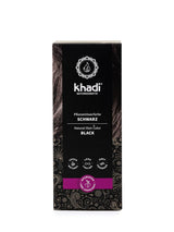 tinte para el cabello a base de hierbas khadi NEGRO - Tiñe tu cabello de un misterioso negro intenso sin tinte azul - 100% a base de hierbas, natural y vegano - 100g Tinte para el cabello Naty Shop Título predeterminado
