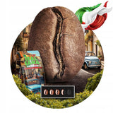 Café tostado en grano Italiana Bellagio 1kg | 80% Arábica y 20% Robusta | con toques de nueces y chocolate negro | recién tostado, baja acidez | para cafeteras | Café Orca Azul
