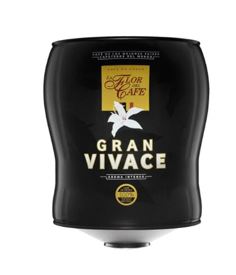 Flor del Café Gran Vivace – Café tostado premium en caja de 3,5 kg – Sabor intenso – Para hostelería y profesionales – Paquete económico 2 x 3,5 kg