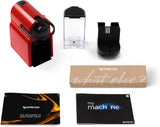 Krups Nespresso Inissia Cafetera Espresso - Máquina Espresso Compacta para Cápsulas de Café, Presión de 19 Bar, Calentamiento Rápido en 25 Segundos, Función de Ahorro de Energía, Depósito de Agua de 0,7 L, Roja, Modelo YY5506FD