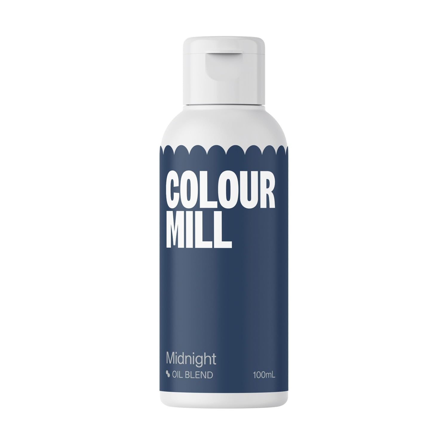 Colorante alimentario Color Mill Oil Blend Midnight Oil - Colorante alimentario para chocolate, fondant, muffins, pasteles, repostería, macarrones - Colorante alimentario para decorar tartas - 100 ml