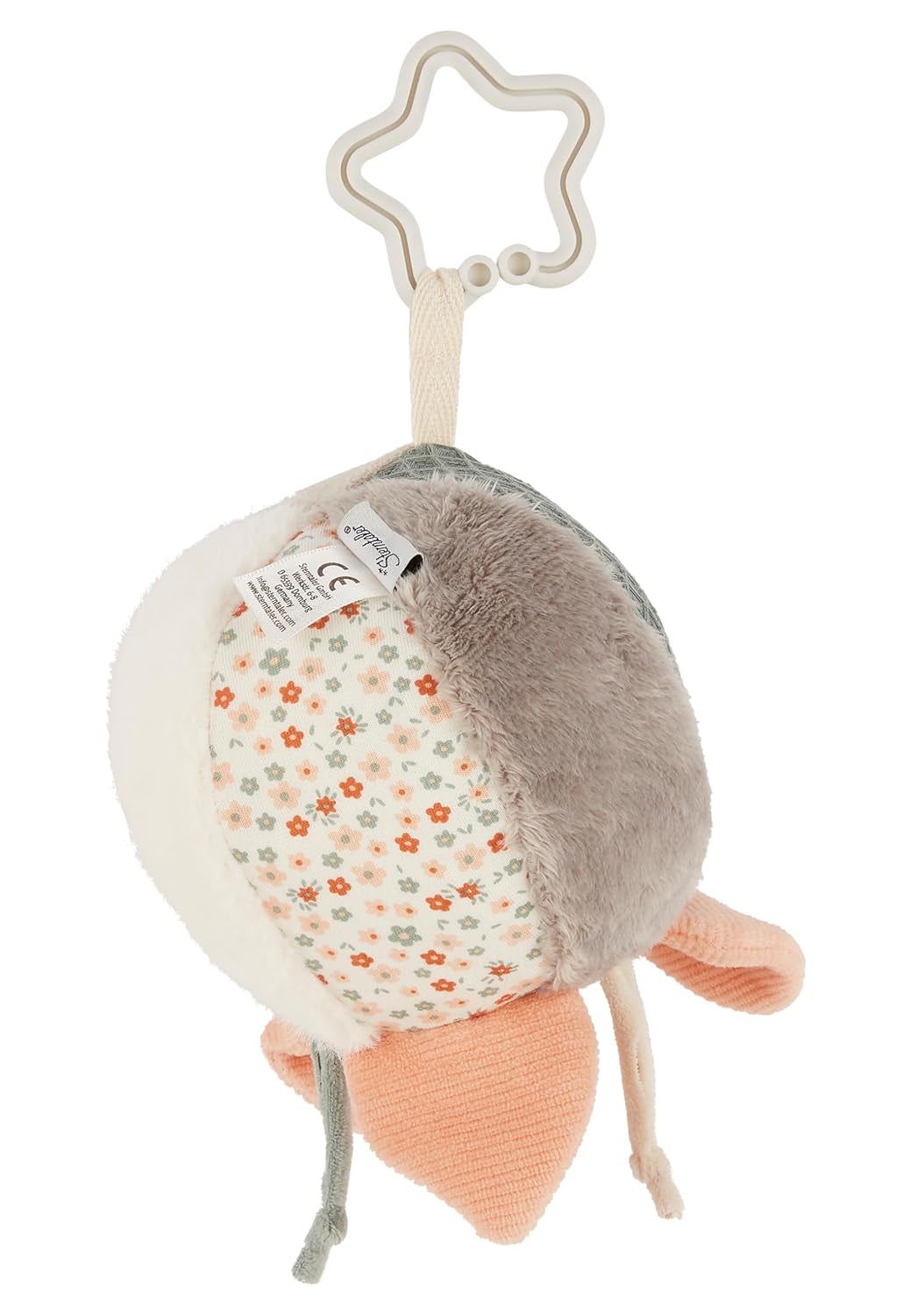 Sterntaler Granja de bolas de tela - Pelota textil para bebé hecha de combinaciones de tejidos suaves - Juguete para bebé relleno de guata de poliéster - Pelota para bebé para atrapar y jugar, de colores Juguetes para bebés Naty Shop