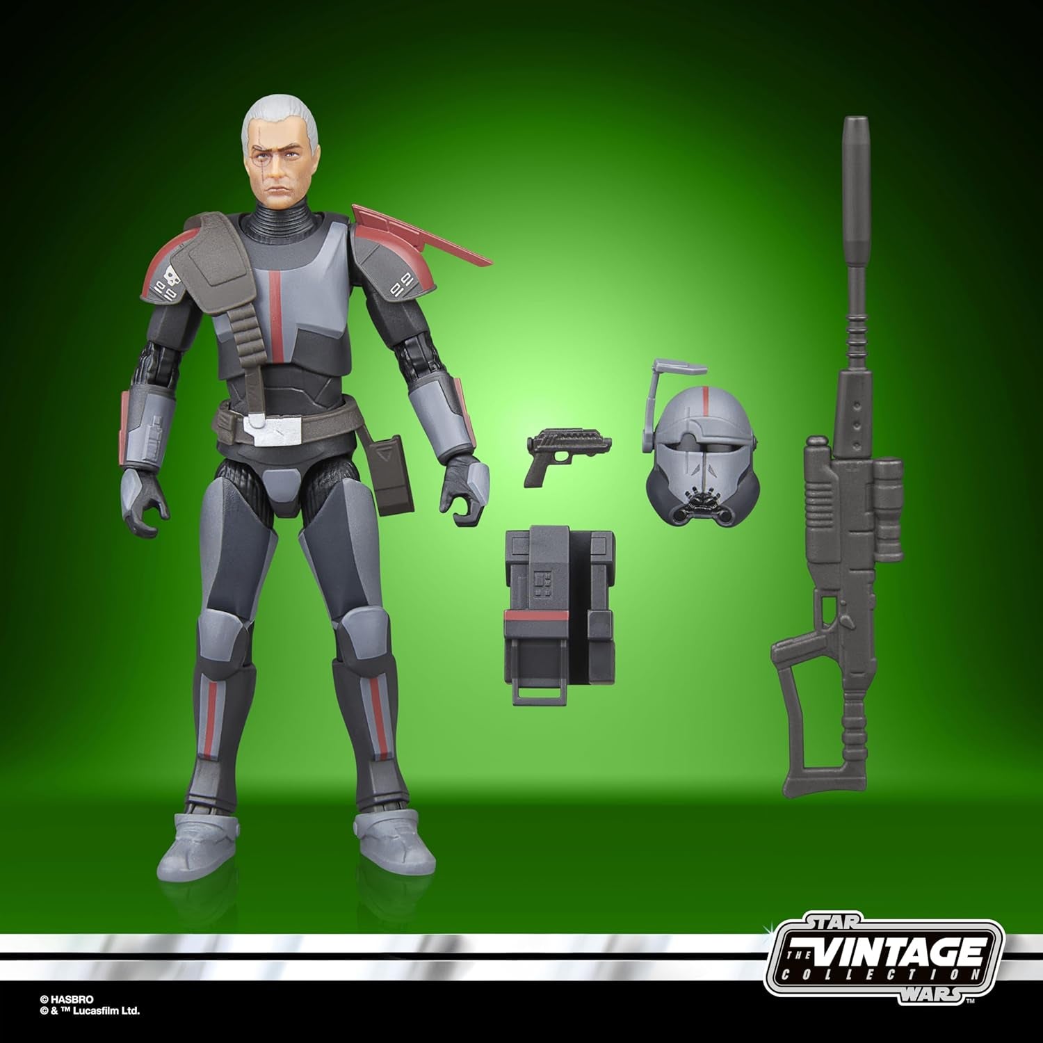 Star Wars Vintage Crosshair Collection, Figura de acción Star Wars: Bad Batch para coleccionar (9,5 Cm) Figuras de acción Naty Shop