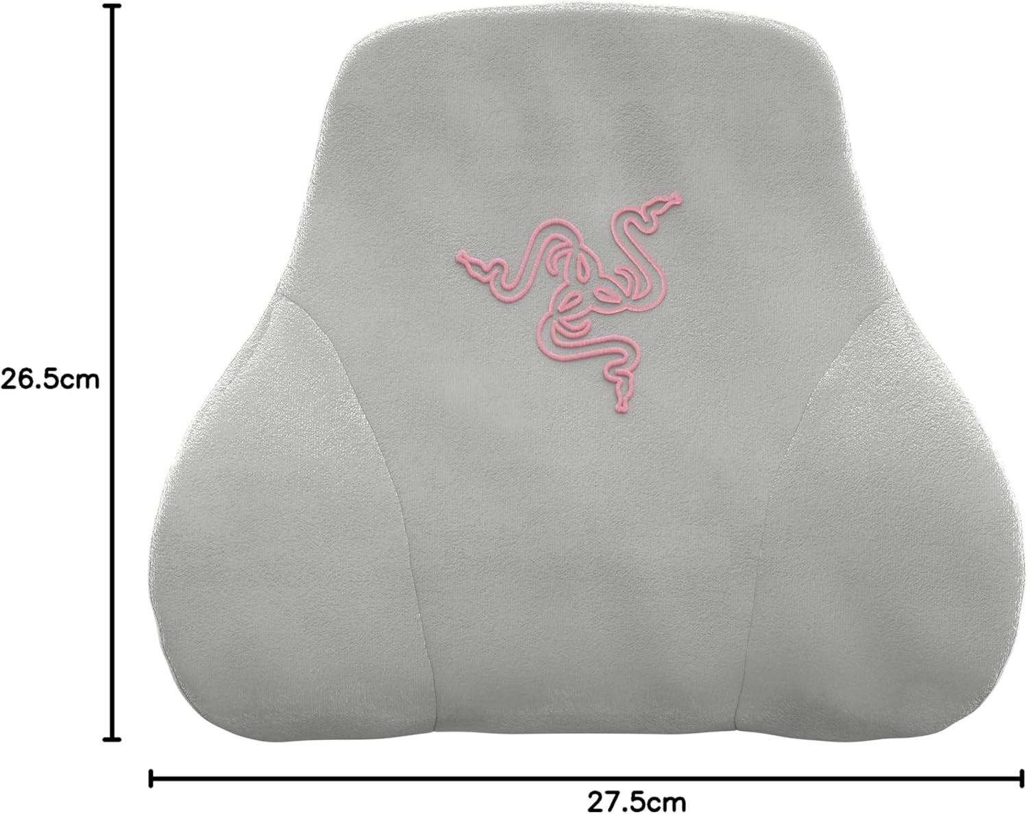 Razer Head Cushion - Cojín para cuello y cabeza para sillas gaming (diseño ergonómico, espuma viscoelástica, suave funda de terciopelo negro) Quartz Naty Shop Standard Pillows
