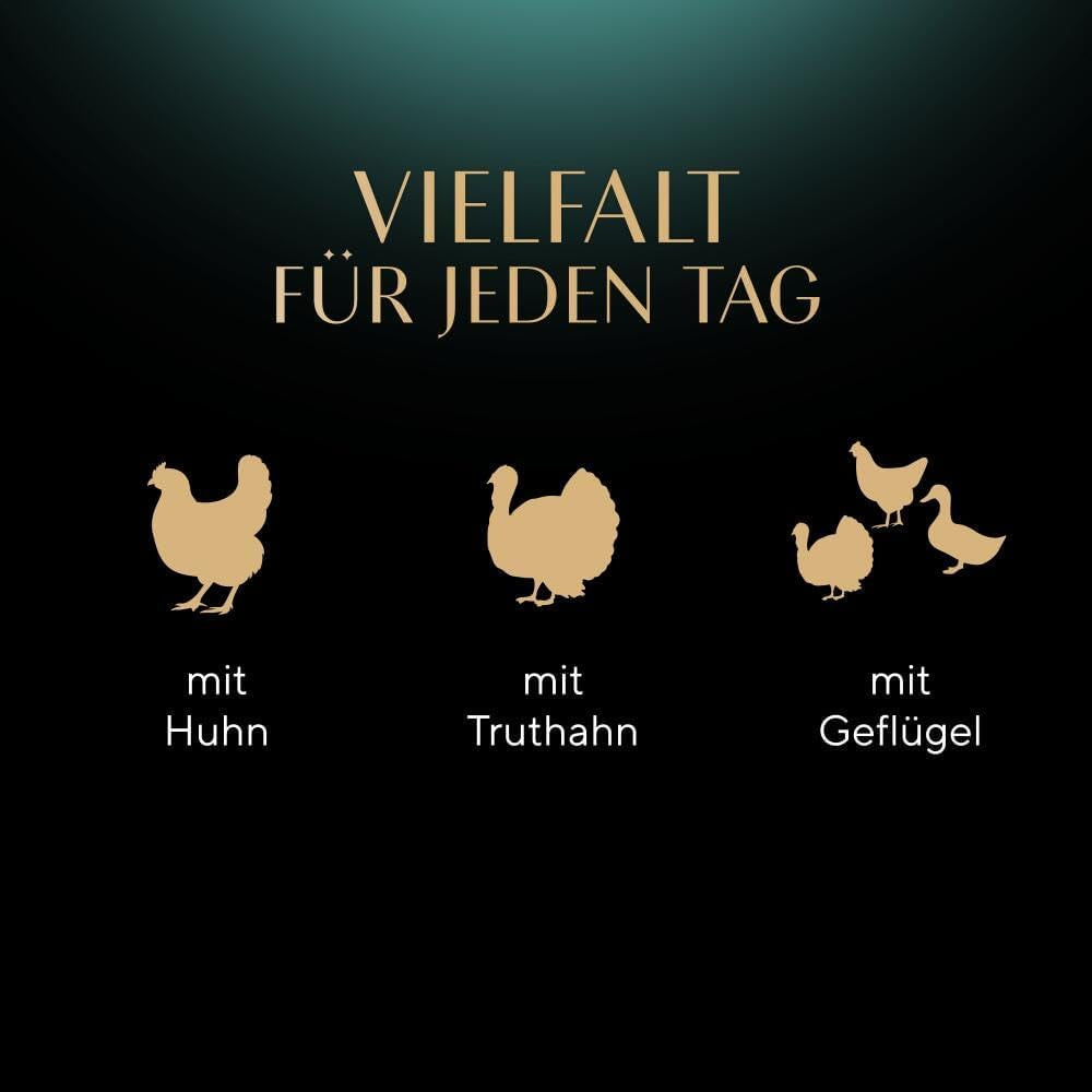 Sheba Portion Bags Comida húmeda para gatos, paquete múltiple de gelatina fresca y fina de pavo y pollo, 6x6x50 g - Comida para gatos con gelatina de pavo y pollo de alta calidad