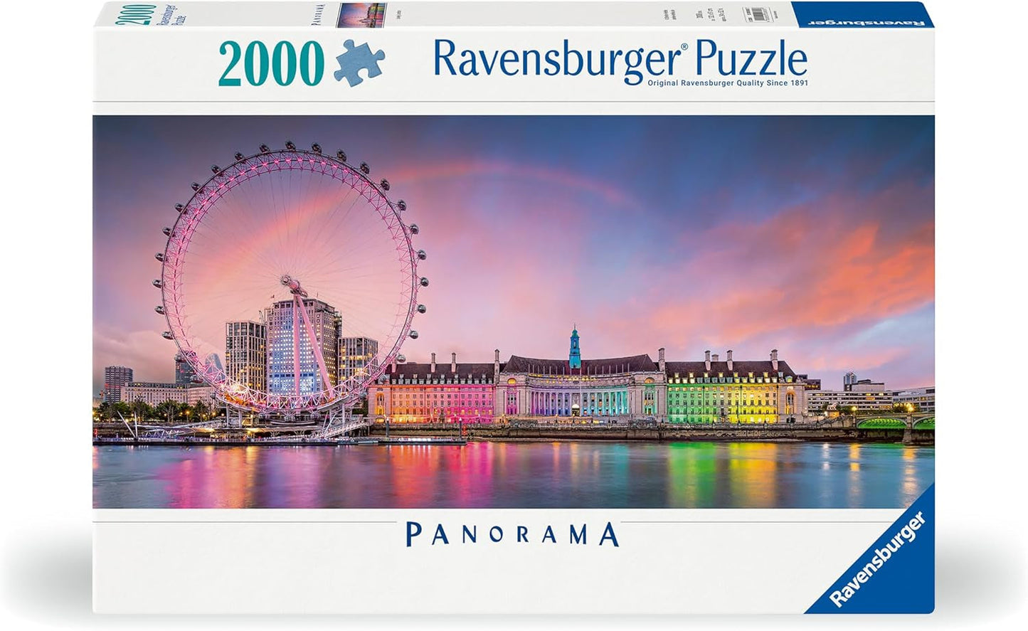 Ravensburger Puzzle 12000805 - Londres colorido - Puzzle de 2000 piezas para mayores de 14 años Puzzle Naty Shop
