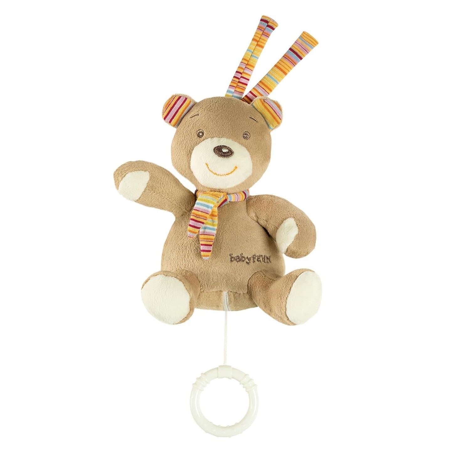 Fehn mini caja de música hada - peluche y ayuda para dormir: caja de música de cuerda con la suave melodía "El lago de los cisnes" que calma en cualquier situación - para bebés y niños pequeños a partir de 0 meses Baby Toys Naty Shop Teddy