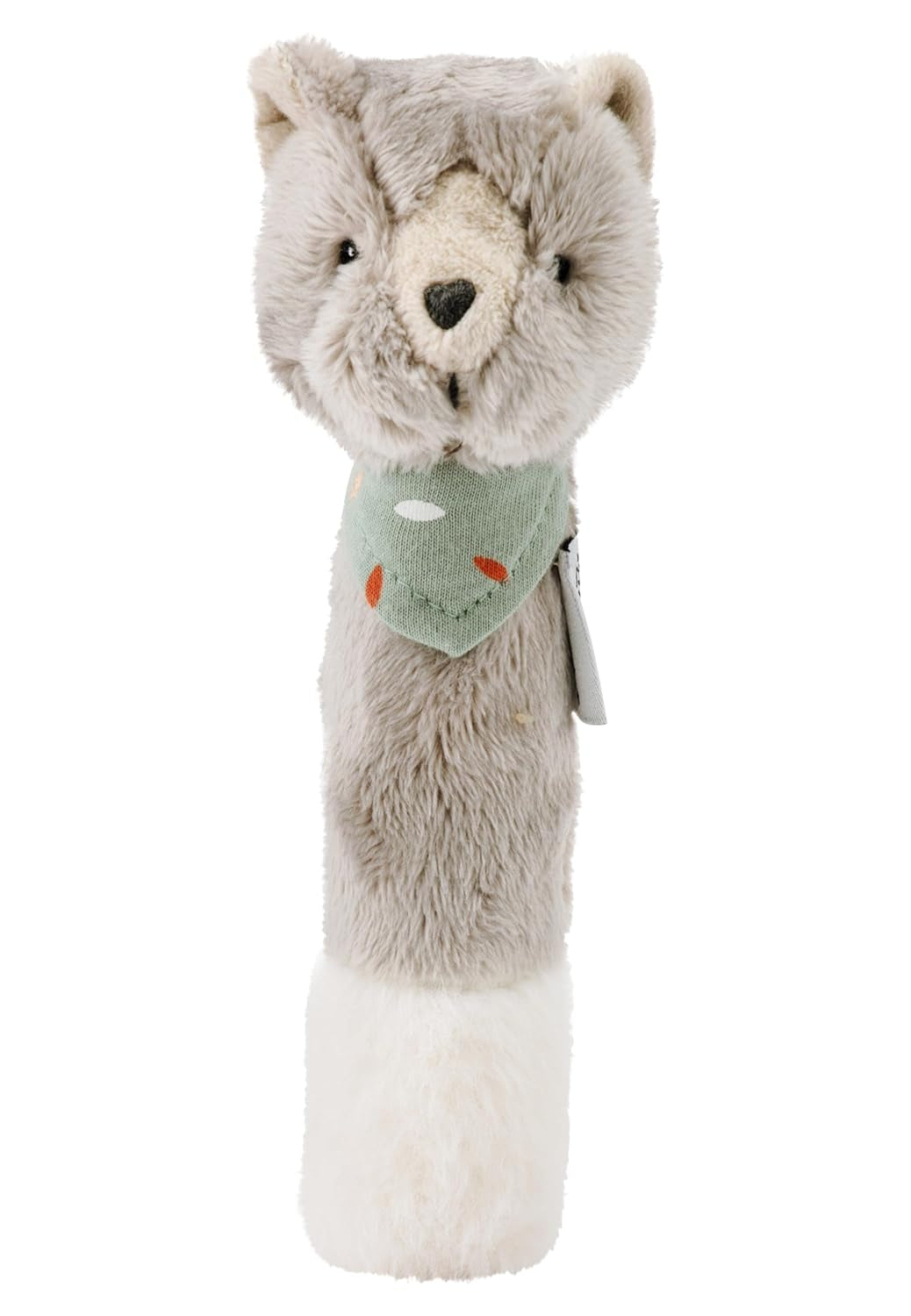 Sterntaler Bebé Chirriador Gato Lilly - Suave juguete de lana para bebé - Juguete de agarre para bebés - Primeros intentos de agarrar y jugar, gris Bebe Toys Naty Shop