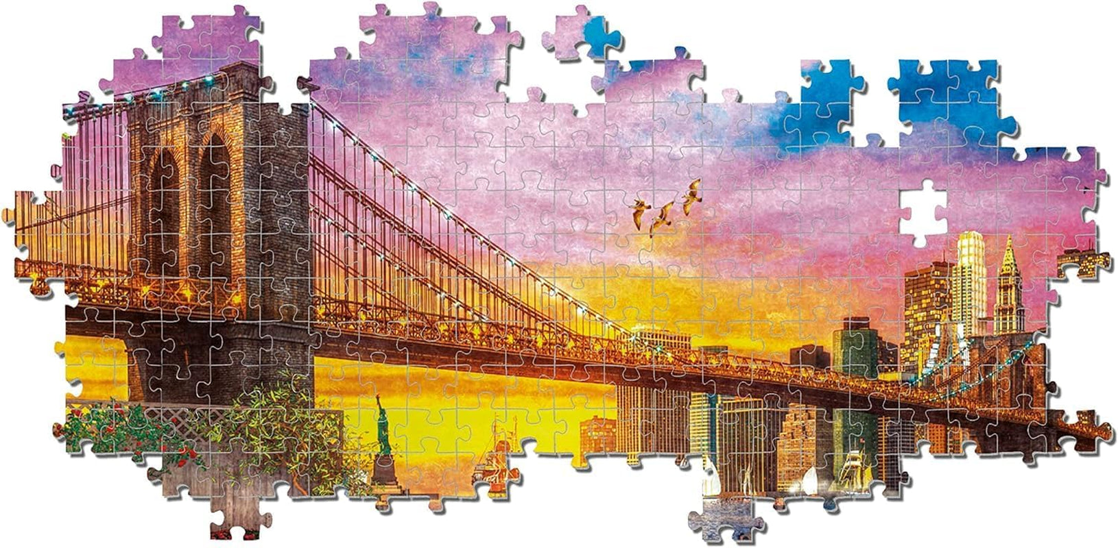 Clementoni - 33552 Colección - Manhattan Balcón Atardecer, Puzzle de 3000 piezas para adultos y niños de 10 años, juego de habilidad para toda la familia Puzzle Naty Shop