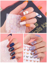 EBANKU 576 uñas cortas con pegamento para uñas, 12 colores de uñas artificiales cortas mate, 8 uñas artificiales cortas brillantes, 4 uñas artificiales con purpurina