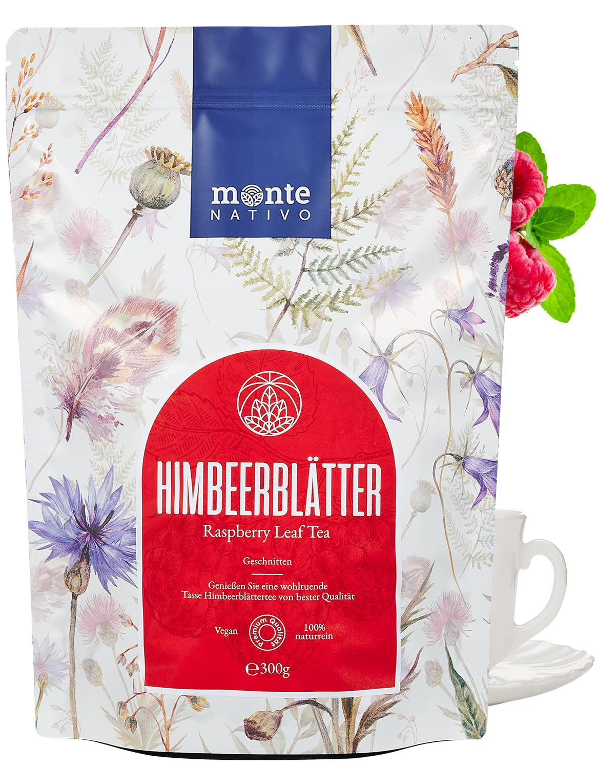 Monte Nativo Ceremonial Matcha en polvo (40 g) - perfecto para té matcha, café con leche y batidos - té verde de Japón - grado ceremonial, en caja de metal - 100% puro, sin gluten, finamente molido
