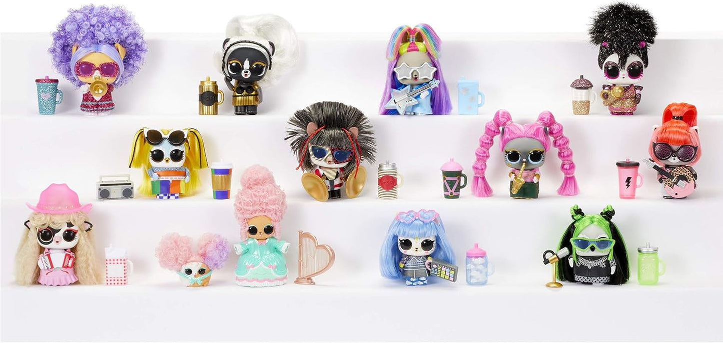Jajaja ¡Sorpresa! 567080E7C Remix Pets - Artículo de coleccionista - 9 sorpresas con pelo natural, complementos y letras sorpresa