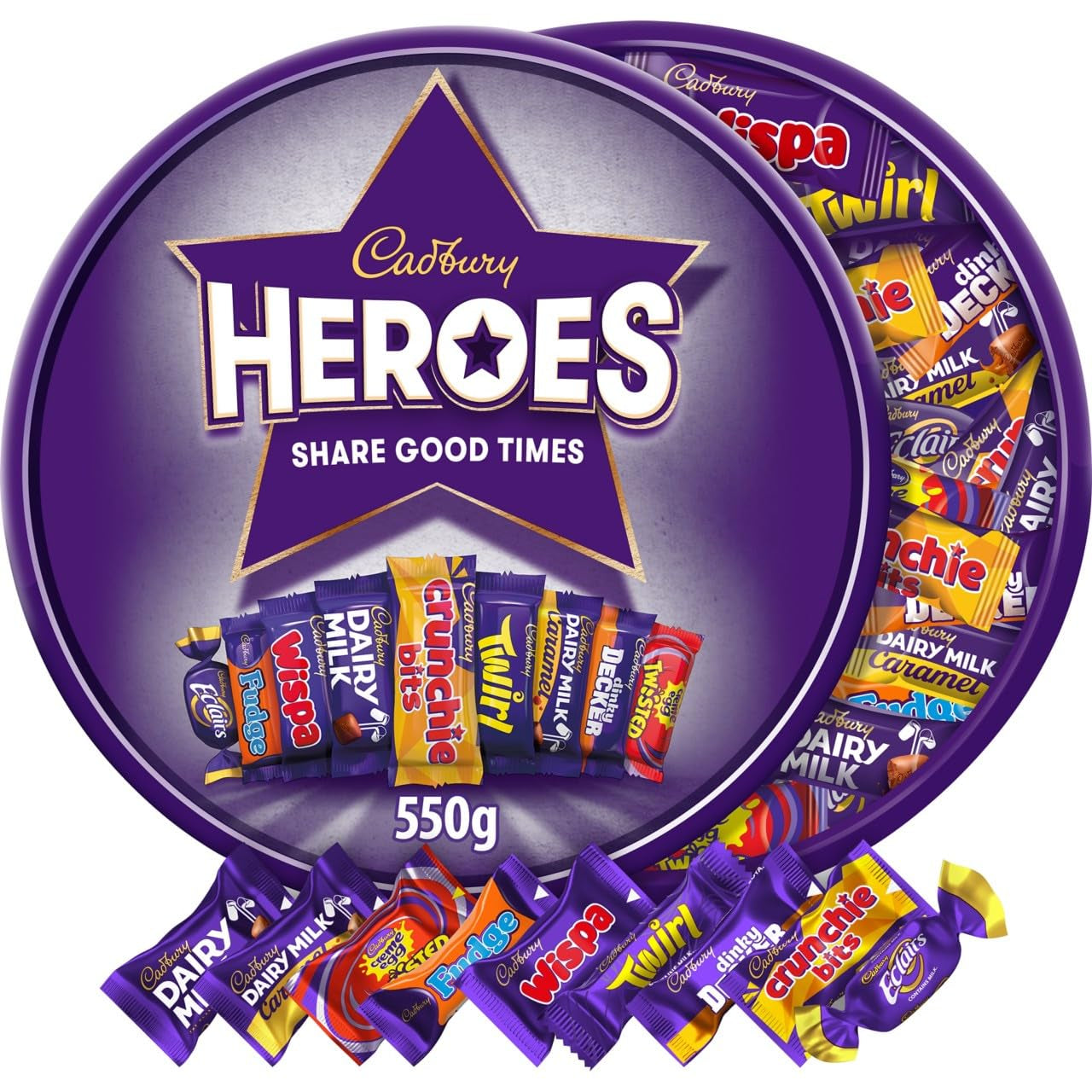 Caja de bombones Héroes 550g