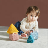 KALOO - Estímulos - 4 formas evolutivas con sonidos - Productos para niños - Juego de apilar - Habilidad auditiva y prensora - Desde el nacimiento, K227002 Juguetes para bebés Naty Shop