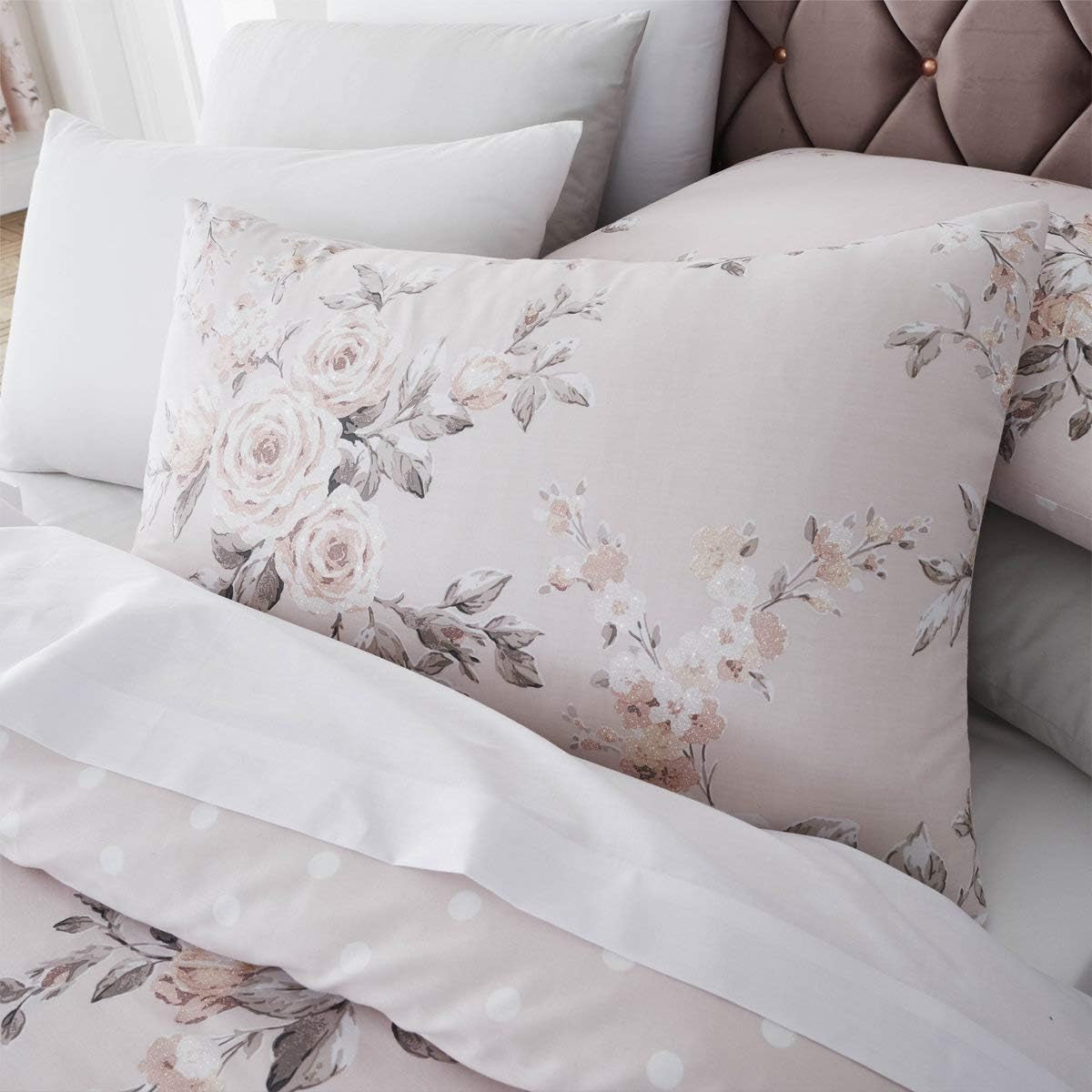 Catherine Lansfield Colcha Canterbury, Cuidado Fácil, Blush, Colcha - 220X230Cm Camas y Mantas Catherine Lansfield