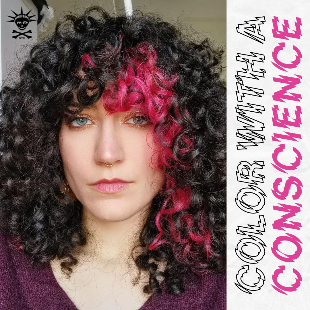 Manic Panic Hot Hot Pink Crema Clásica Vegano Cruelty Free Tinte Capilar Semi Permanente 118ml Naty Shop Tinte Capilar