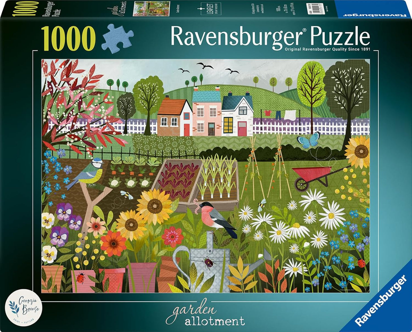 Ravensburger Puzzle 12001178 - Garden Allotment - Puzzle de 1000 piezas para adultos y niños mayores de 14 años Puzzle Naty Shop
