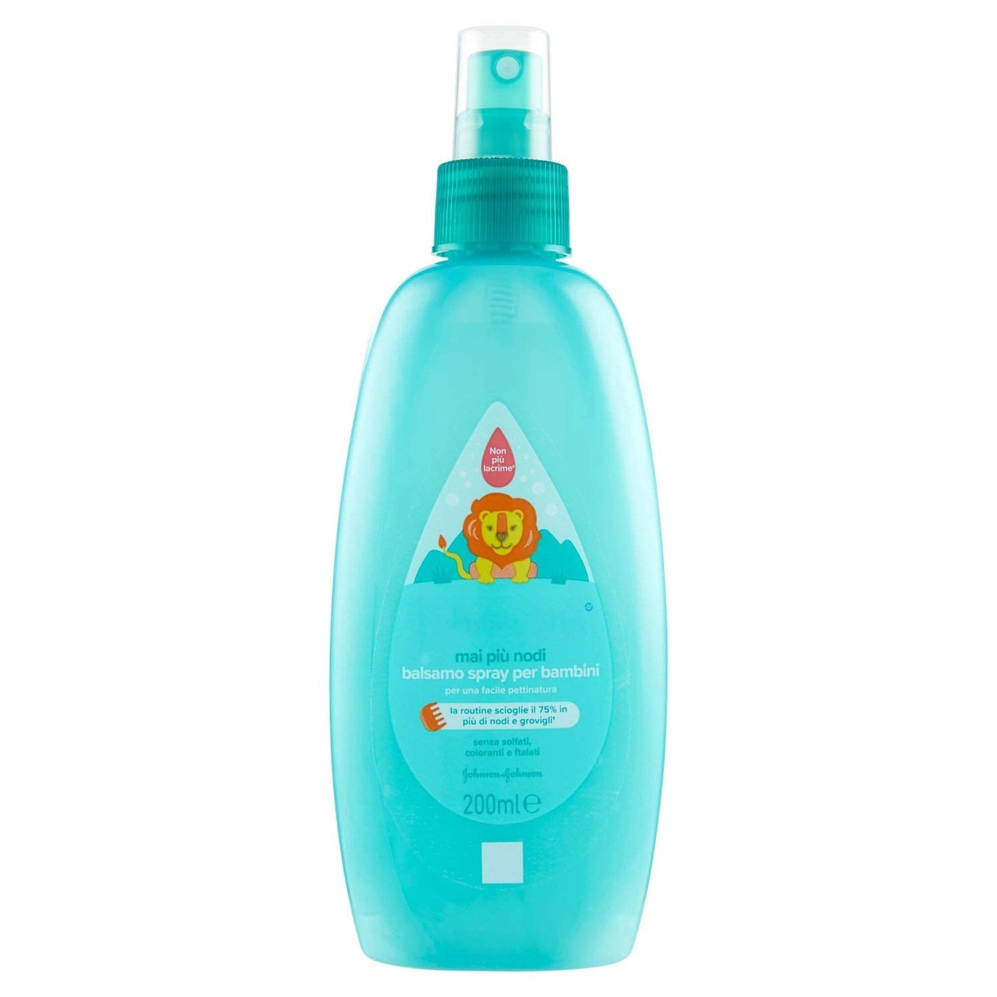 Spray para niños, sin nudos, desenredante, sin lágrimas, también para cabello largo o rizado, 200 ml Naty Shop Productos para desenredar el cabello 200 Ml (1 pack)