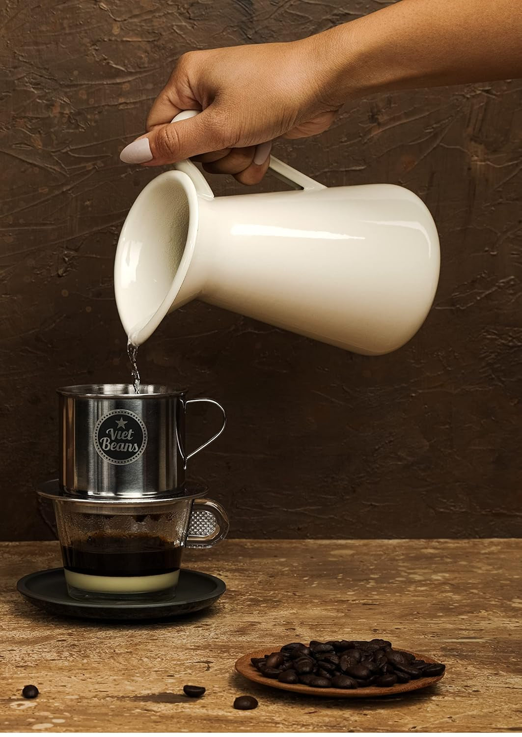 VietBeans KEO - Schokoladiger Kaffee – Ganze Kaffeebohnen - Geröstet en mantequilla, whisky y ron - Schoko-Geschmack intensivo - Aroma: Schokolade - 250 g