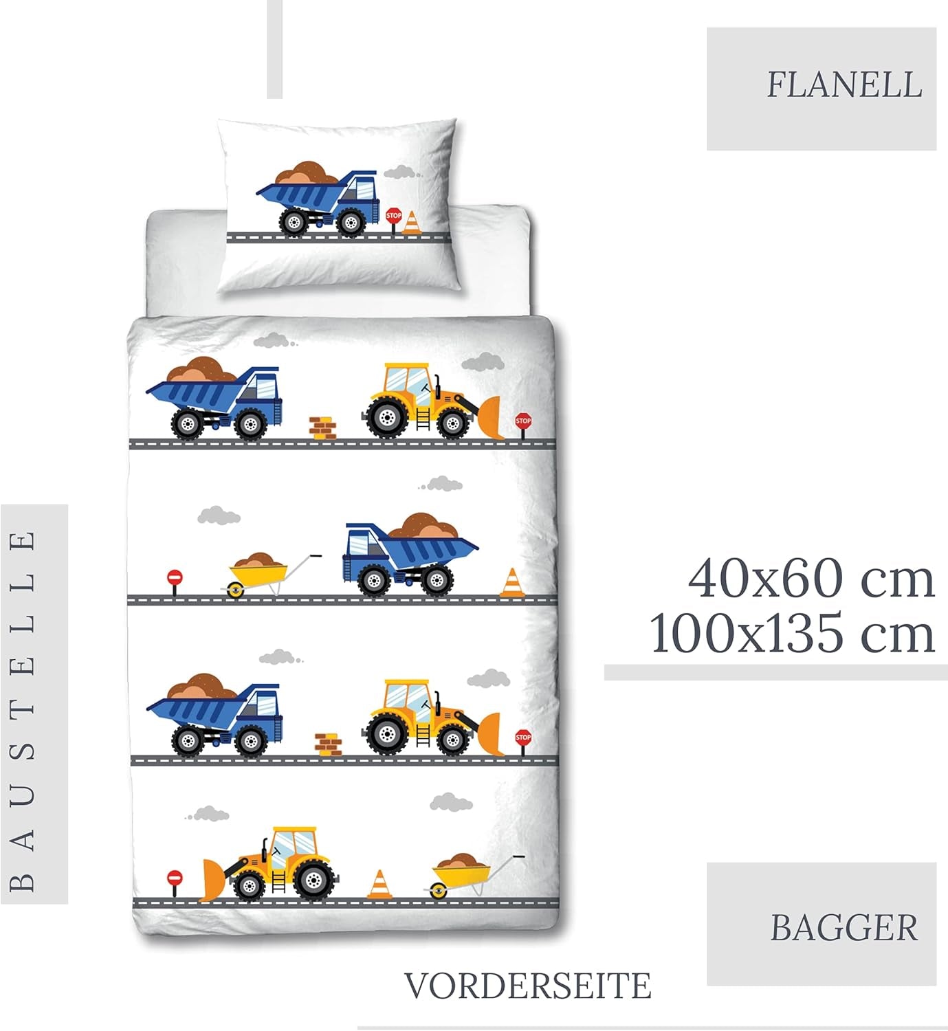 Ropa de cama para niños, algodón Ropa de cama - infantil Naty Shop