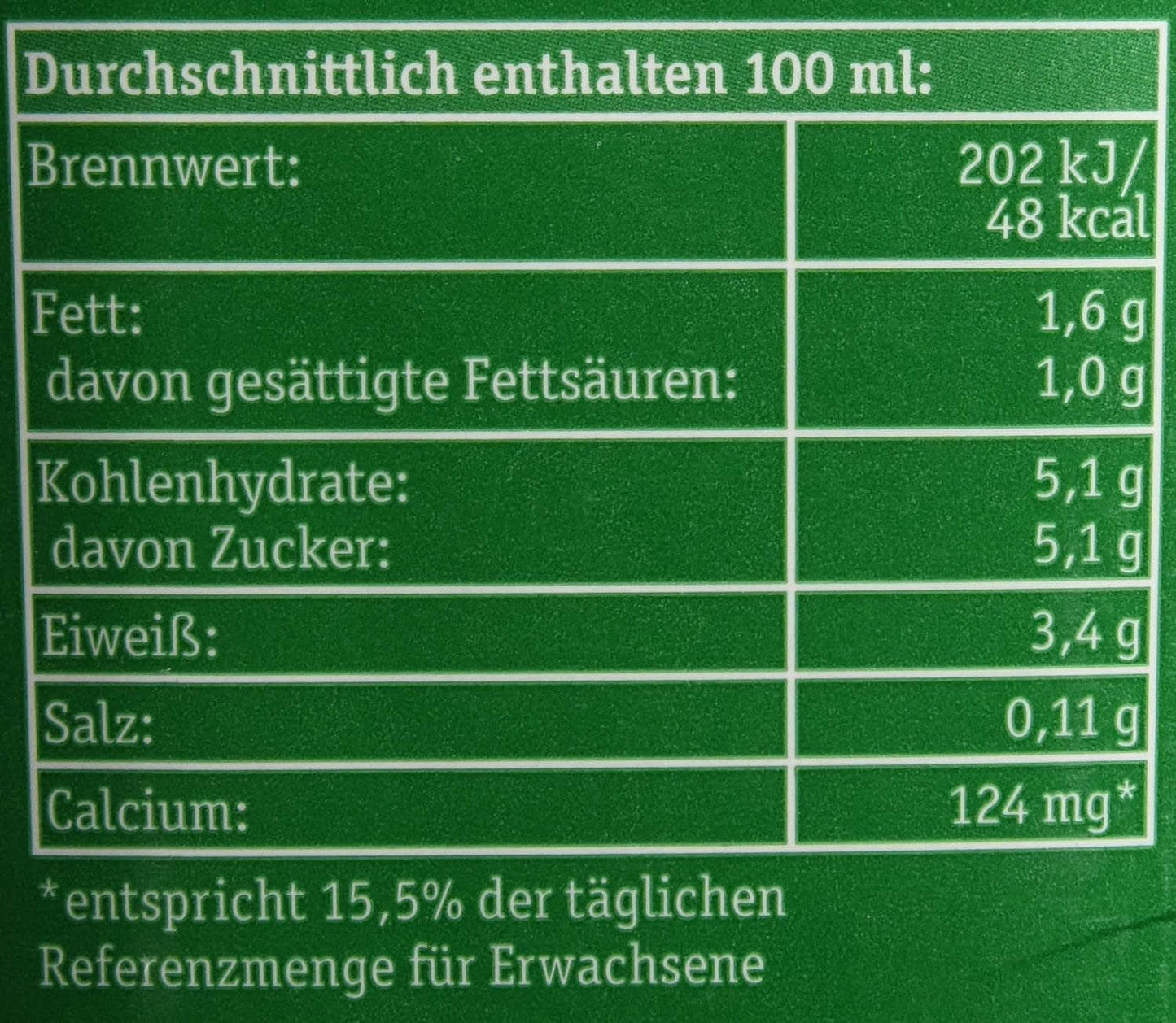 Berchtesgadener Land Haltbare Bergbauern-Milch, 1,5% Fett, paquete de 12 (12 x 1 l)