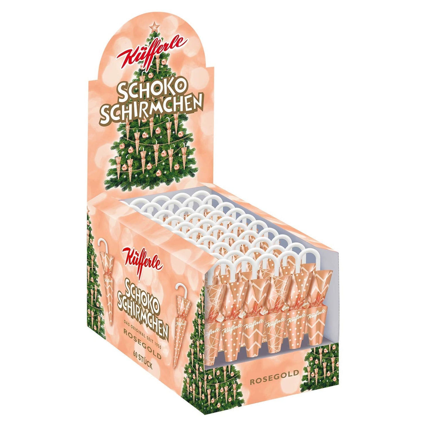 Sombras de chocolate Küfferle Polar Silver 810g (60 piezas)