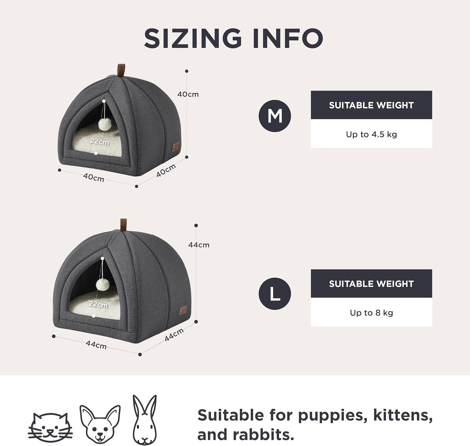 Mantas y Muebles, Mascotas, Cuevas y Casas, Gatos, Camas para Gatos, Camas para Gatos, Colchones