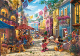 Schmidt Spiele 57397 Thomas Kinkade, Disney, Mickey y Minnie en México, rompecabezas de 6000 piezas Puzzle Naty Shop