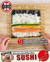 ITA-SAN Sushi Set (set completo de 9 piezas, ideal para principiantes, para prueba o regalo) 1 paquete