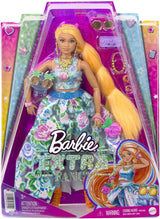 Barbie Extra Fancy, Cabello Largo Y Curvado Rubio Fresa, Traje De Dos Piezas, Gato Azul, Bolso Rosa, Gafas De Sol De Piña, Incluye Muñeca, Adecuada Para Regalo, Hhn14 Naty Shop Muñecas