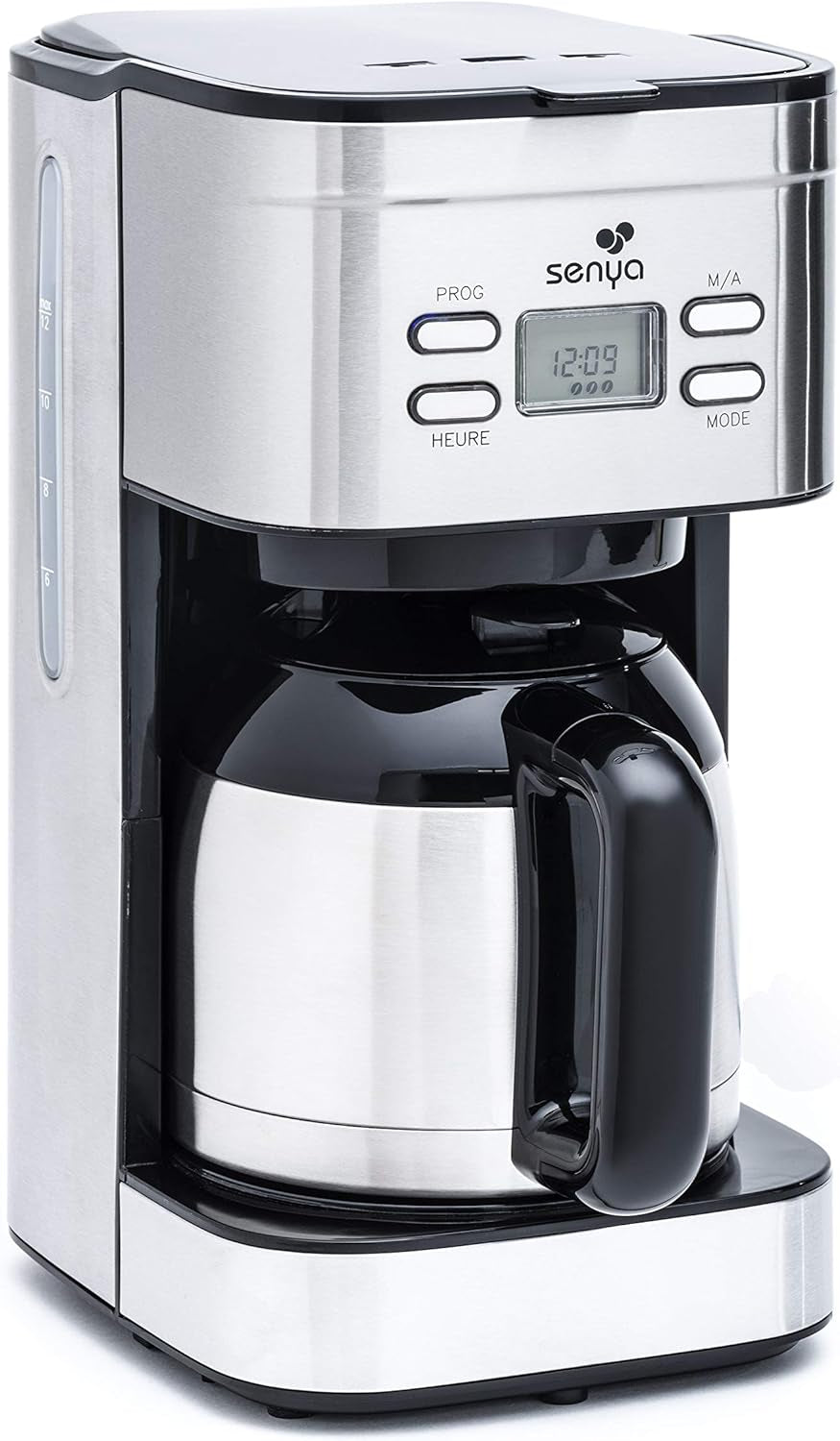 SYBF-CM025 Cafetera caliente, acero inoxidable, 1,2 litros, acero inoxidable