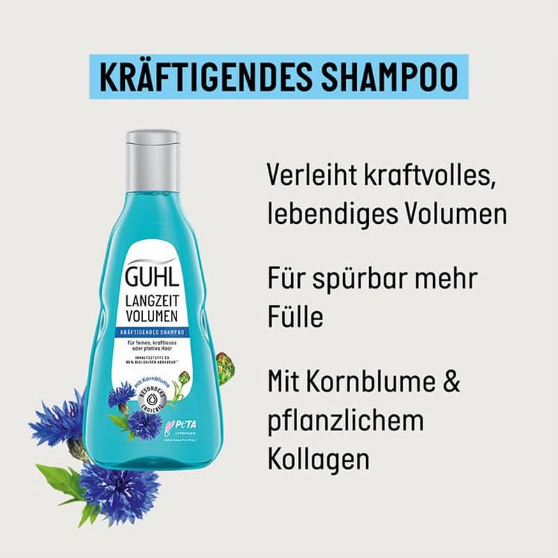 Guhl Champú Volumen de Larga Duración - 250 ml Naty Shop