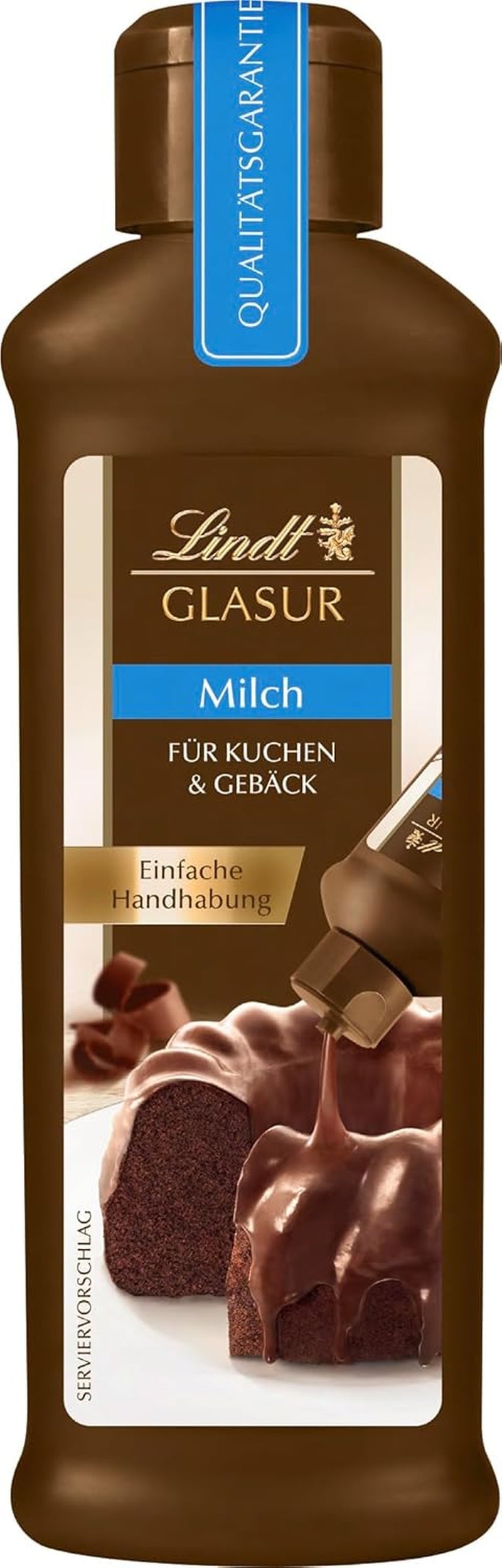 Lindt Schokolade - GLASUR Vollmilch | 10 X 200 G | Vollmilch Glasur Für Einen Feinen Überzug Bei Kuchen, Torten, Gebäck Oder Eis | VIDRIO | Volver | Schokoladengeschenk Esmaltes y decoración Tienda Naty Título predeterminado