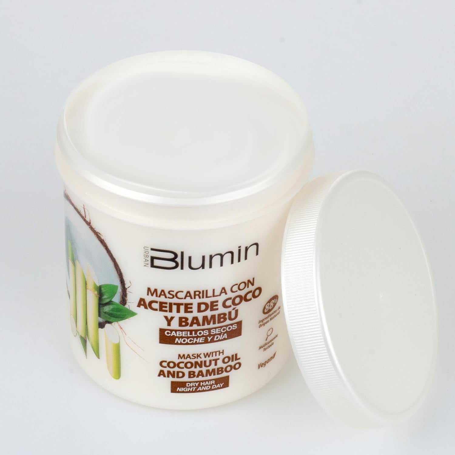 Mascarilla urbana con aceite de coco y bambú ecológico, 700 ml Naty Shop mascarilla capilar