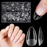 Uñas Artificiales Cortas 500 Piezas Puntas De Uñas De Gel Suave De Cobertura Completa Para Uñas De Gel 12 Tamaños Puntas De Uñas Prepulidas Para Uñas De Gel Uñas Artificiales Cortas Extensiones De Uñas De Ataúd Con Caja
