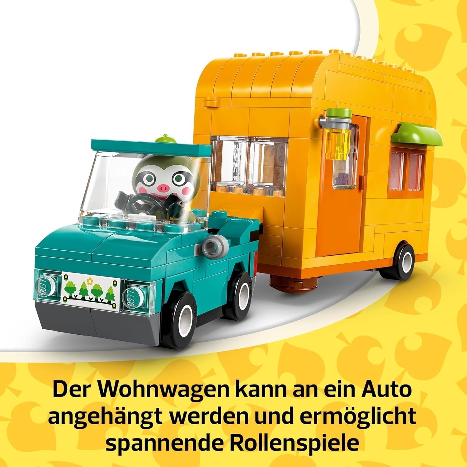 LEGO Animal Crossing Juego de rol Caravana y Jardín de Gerd Coche de juguete para niños de 7 años Niñas y niños Regalo Videojuego de juguete con figuras de animales 77054 Juegos de construcción Besuche den LEGO-Store