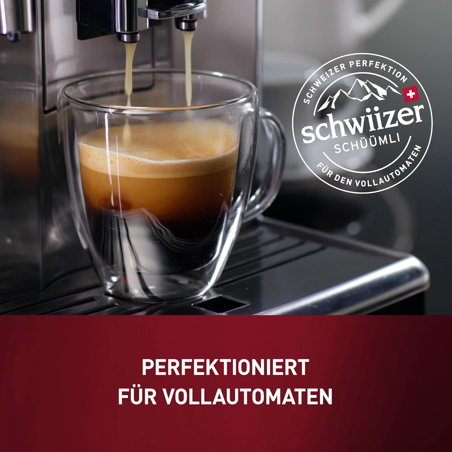 Schwiizer Schüümli Crema Mild, 100% granos de café arábigo premium, afrutado y de nuez, para máquinas de café totalmente automáticas, potencia 2/5, tostado ligero, certificado Rainforest Alliance, 1 kg (paquete de 2)