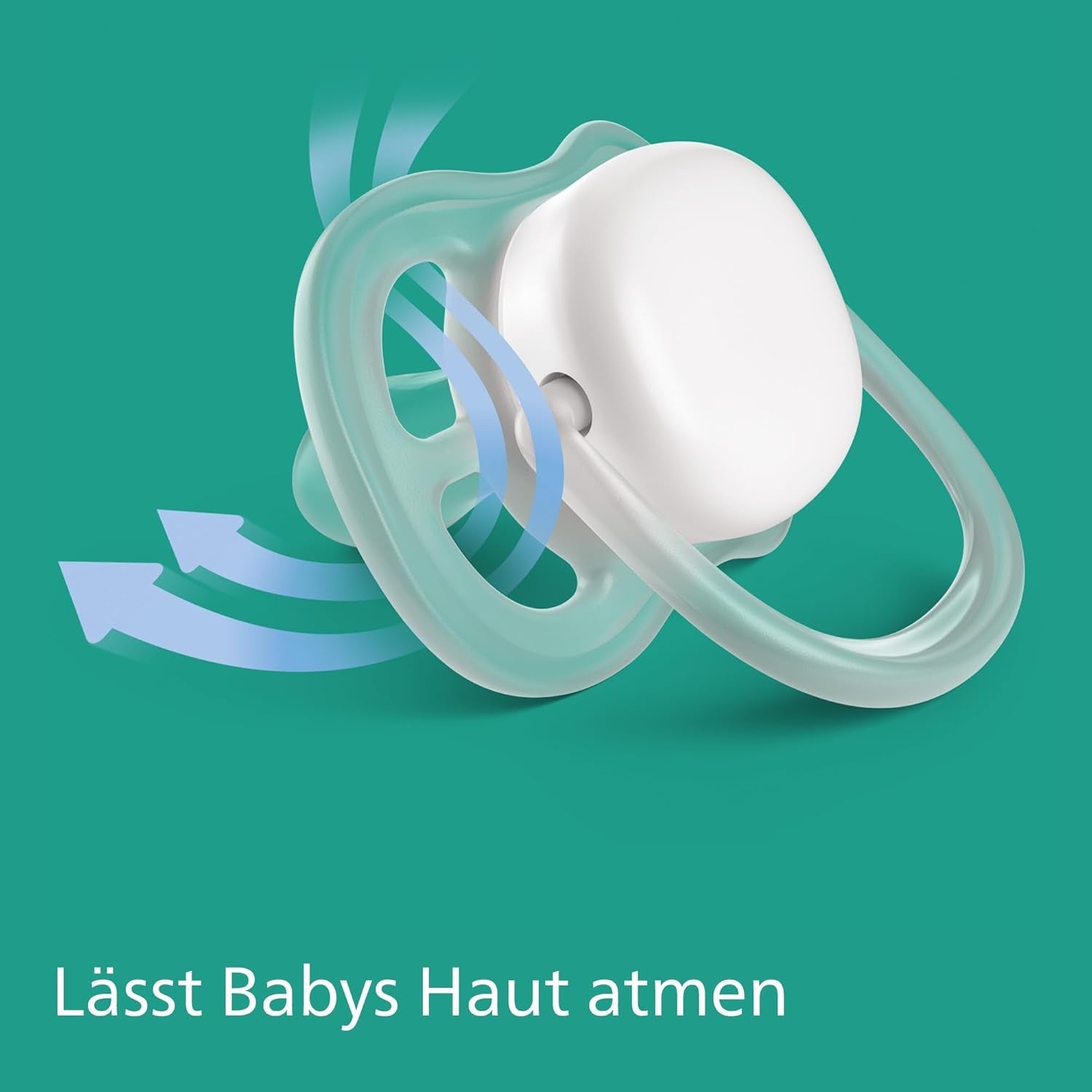Chupetes Philips AVENT ultra air - pack de 4 chupetes transpirables sin BPA para bebés de 6 a 18 meses, incluido estuche de transporte y esterilización, patrón tortuga/ballena (modelo SCF085/66)