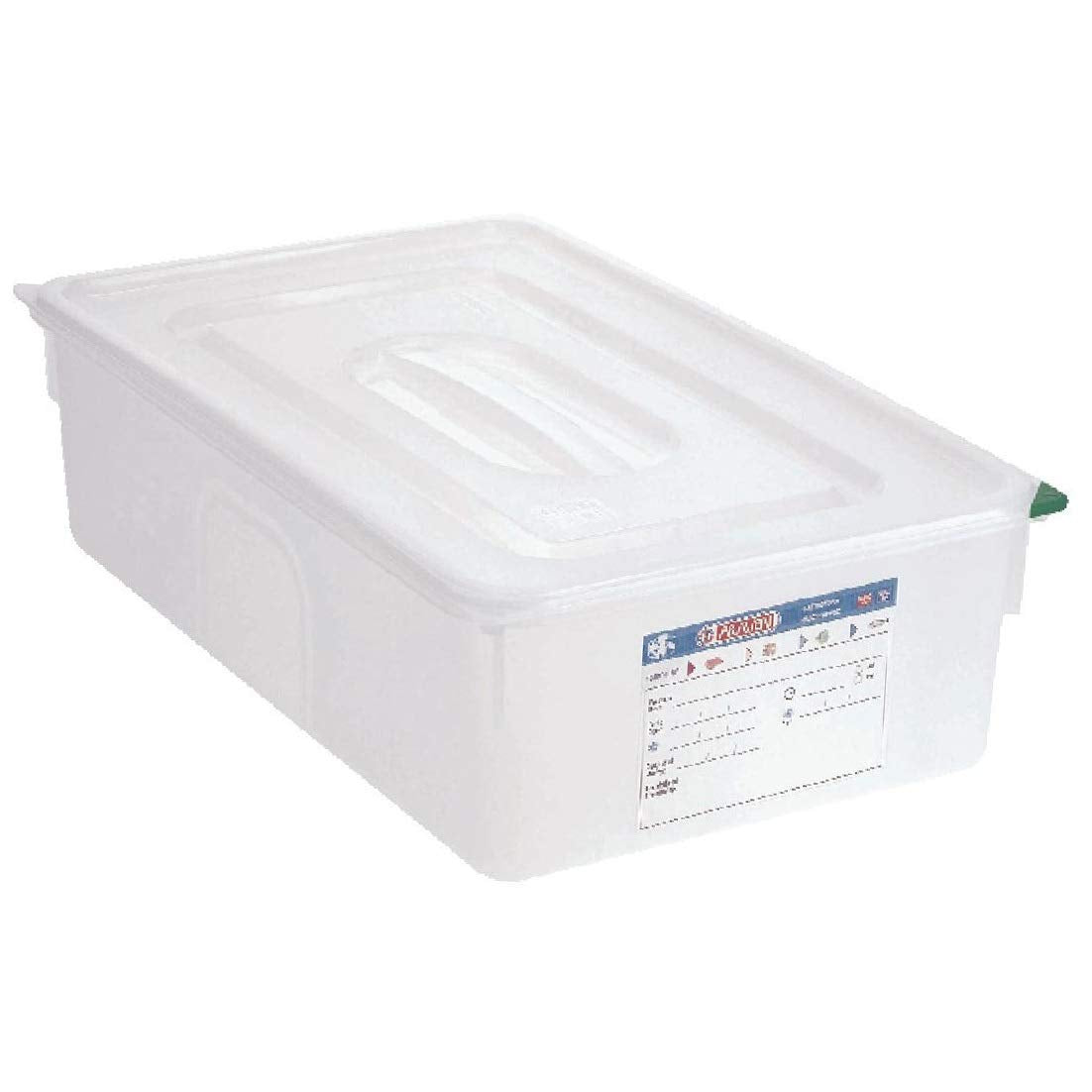 Caja para alimentos 21 litros (1/1 GN) 150 (H) x 530 (W) x 345 (D) mm; Cantidad del paquete: 4 piezas Cajas de almacenamiento de alimentos Naty Shop Título predeterminado