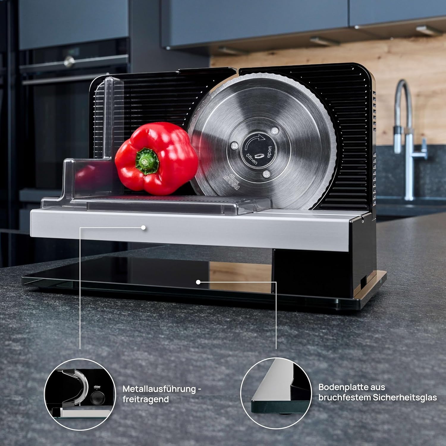 Ritter Sono 2 Cortadora eléctrica multifuncional Rasnite y Rebanadoras Naty Shop